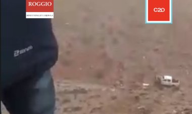 TRABAJADORES EMPRESA ROGGIO CAEN POR LA CORDILLERA 200 metros