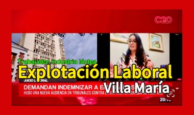 EXPLOTACIÓN LABORAL EN TAMBO DE VILLA MARÍA